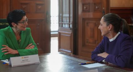 Sheinbaum se reúne en Palacio Nacional con Jane Fraser, directora de Citigroup