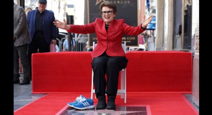 La extenista Billie Jean King se convierte en la primera mujer deportista con una estrella en el Paseo de la Fama de Hollywood: “Espero no ser la última”