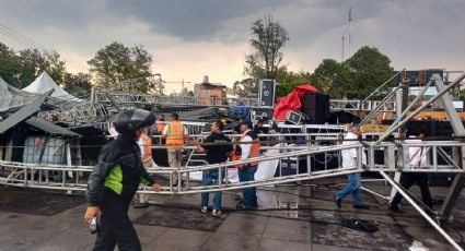 Colapsa estructura en la Gustavo A. Madero para concierto de Alicia Villarreal; hay siete heridos