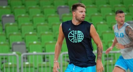 ¡Tranquilidad para los Lakers! Luka Doncic recibe fuerte golpe y sale cojeando en un juego amistoso de Eslovenia; informan que no hubo lesión