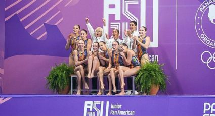 ¡Monarca absoluto! México gana todas las medallas de oro en natación artística de los Panamericanos Junior con triunfo del equipo mixto