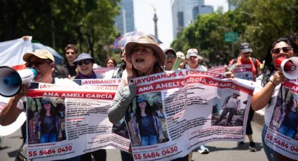 Protestan en la CDMX para exigir la localización de Ana Amelí, joven desaparecida hace 23 días al subir al Ajusco