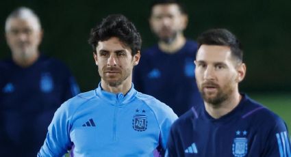 Pablo Aimar, auxiliar técnico en la Selección de Argentina e ídolo de Messi, reconoce que se sabe una parte del himno de México: “Es maravilloso”