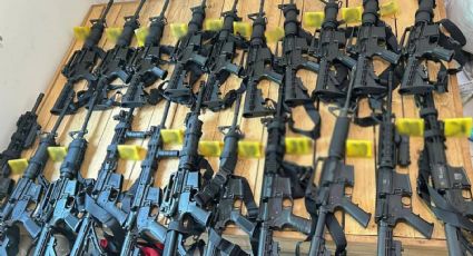 Decomisan 37 de armas de fuego y 150 kilos de sustancias ilícitas tras ataques en tres hospitales de Culiacán