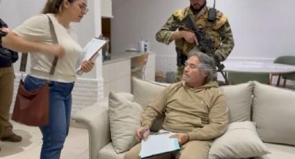 Primeras imágenes de Hernán Bermúdez líder de "La Barredora" al momento de ser detenido en su casa de Paraguay