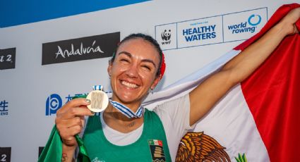 ¡En la élite! La mexicana Kenia Lechuga conquista medalla de bronce en el Mundial de remo; se quedó a casi dos segundos del título