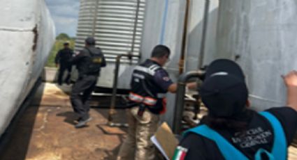 Aseguran más de 200 mil litros de "huachicol" durante cateo a un inmueble en Querétaro