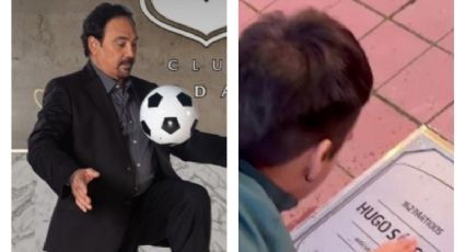 Hugo Sánchez pide ayuda para localizar al aficionado mexicano que limpió su placa vandalizada en el estadio del Atlético de Madrid