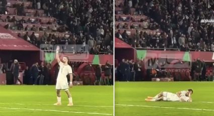 Jugador de Argelia se burla del aficionado de la RD del Congo que posó como estatua tras eliminarlos de la Copa Africana y provoca repudio