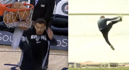 A lo ‘Conejo’ Pérez: el basquetbolista Victor Wembanyama patea un balón atorado en la canasta como hacía el exportero de Cruz Azul tocando el travesaño con un pie