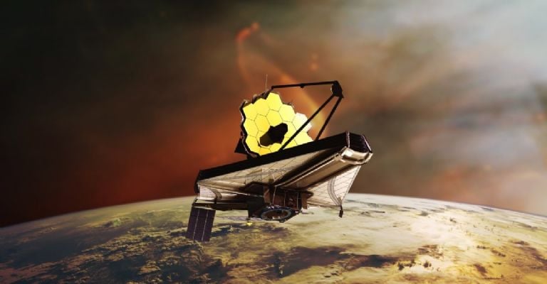 Gracias a las imágenes captadas por el telescopio espacial James Webb se pudo explicar el color del Planeta Rosa 