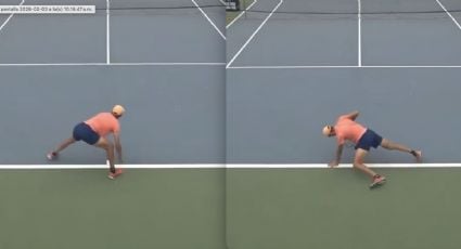 Se puso raro el juego: tenista hace extraños movimientos durante un partido y su video se vuelve viral; aparentemente sufría calambres