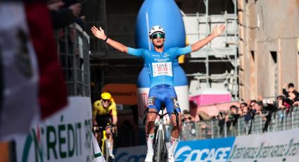 Isaac del Toro, “orgulloso” por el triunfo que le dará el título en la carrera Tirreno-Adriático: “Se lo dedico a mis compañeros”