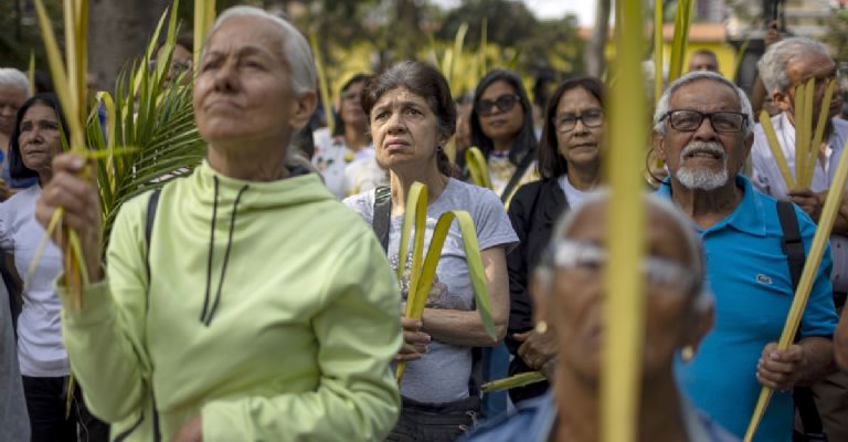 En el Domingo de Ramos se hizo una convocatoria a la unidad nacional el Venezuela