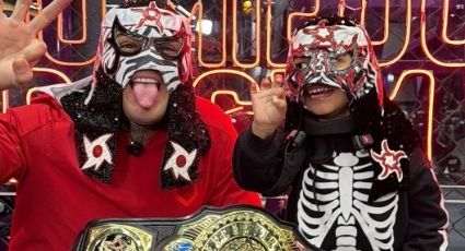 ¡Gesto de campeón! Penta Zero Miedo conoce a niño que vendía dulces para comprar un muñeco del luchador; le regaló dos
