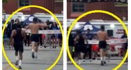 Lo madrugan: Corredor celebra antes de tiempo en un Maratón y su perseguidor le 'arrebata' el triunfo en la meta