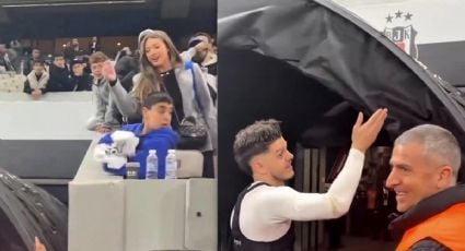 ¡Se pasó de vivo! Futbolista del Besiktas le lanza una playera a su esposa y un niño la ‘intercepta’ y huye