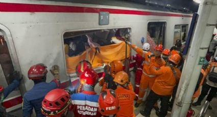 Choque de trenes en Indonesia deja al menos cuatro fallecidos y 40 lesionados