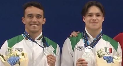 ¡Subcampeones mundiales! Los mexicanos Osmar Olvera y Juan Celaya ganan la medalla de plata en trampolín sincronizado en la Súper Final de Beijing