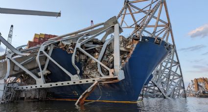 Fiscalía de EU presenta cargos contra naviera del buque que chocó contra el puente de Baltimore en 2024