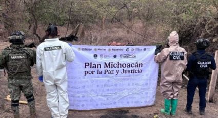 Marina desmantela un laboratorio de drogas sintéticas en el municipio de Los Reyes, Michoacán