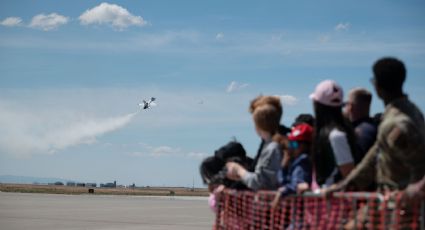 Se registra accidente aéreo durante espectáculo en la base militar de Mountain Home, Idaho