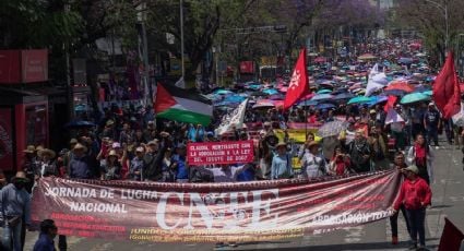 CNTE anuncia huelga nacional a partir del 1 de junio: realizarán movilización y plantón en el Zócalo