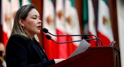 “Creemos en la inocencia de Rocha Moya”, dice Yeraldine Bonilla en su primer mensaje como gobernadora interina de Sinaloa