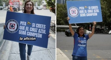 Xóchitl Gálvez sale a las calles de CDMX para manifestar su apoyo a Cruz Azul en la Final contra Pumas: “Queremos la diez”
