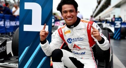 ¡Histórico! El mexicano Noel León gana la carrera sprint del GP de Canadá, su primer triunfo en la Fórmula 2