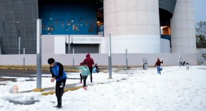 Cae granizada en Puebla: fuertes precipitaciones dejan una capa de hielo y afectaciones en inmuebles