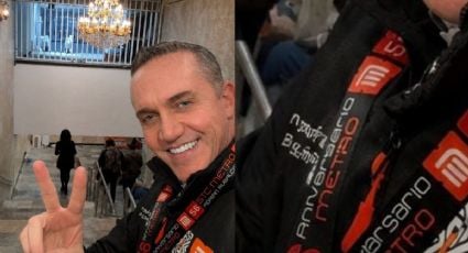 Director del Metro usa IA para simular visita a la estación Hidalgo; publica foto frente al candelabro