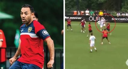 ¡Tremendo golpazo! Marco Fabián, exjugador de Chivas, recibe una fuerte patada en la cabeza que requirió cuatro puntos de sutura