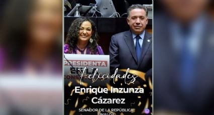 “Felicidades”: senadoras morenistas celebran cumpleaños de Enrique Inzunza, acusado de narcotráfico por EU