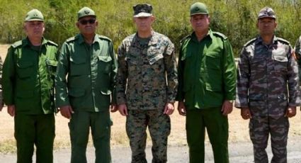 Jefe militar de EU se reúne con altos mandos del Ejército cubano en la base naval de Guantánamo