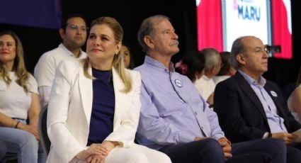 Los expresidentes Vicente Fox y Felipe Calderón respaldan a Maru Campos tras citatorio de la FGR