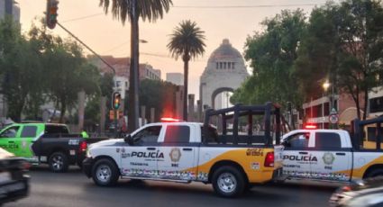 Comienzan los cierres viales cerca del Monumento a la Revolución previo a mitin de Sheinbaum