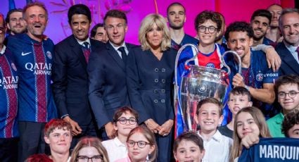 Macron recibe al PSG en el Palacio de Gobierno y condena los festejos de la afición: “Harto de las escenas de violencia inaceptables”