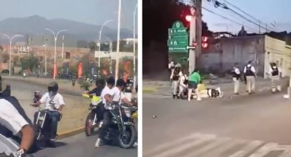 Registran enfrentamientos entre policías y motociclistas en Guanajuato; hay 12 detenidos y tres heridos