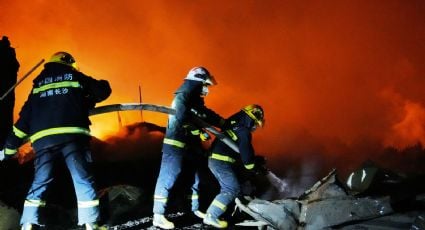 Suman 21 muertos y más de 60 heridos por la explosión de una fábrica de pirotecnia en China