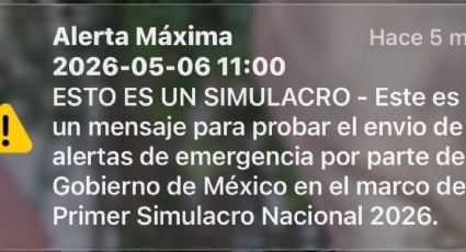 Cambia parcialmente el mensaje de sismo en celulares de alerta presidencial a “alerta máxima”