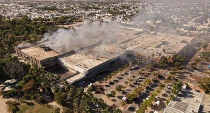 Ascienden a seis el número de muertos por el incendio en el centro comercial Las Palmas, en Sinaloa