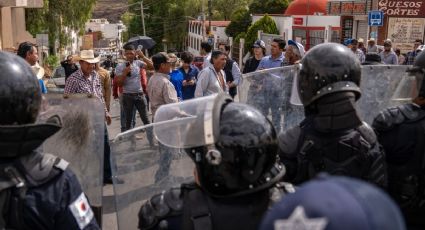 Policías de Zacatecas repliegan y detienen a productores de frijol durante manifestación
