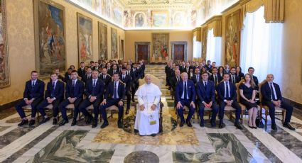 El papa León XIV recibe en el Vaticano al Inter de Milán tras ganar la Serie A: “Sean portadores de un mensaje útil para los jóvenes”