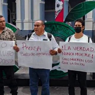 Periodistas en Veracruz exigen justicia por el asesinato del comunicador Luis Ángel