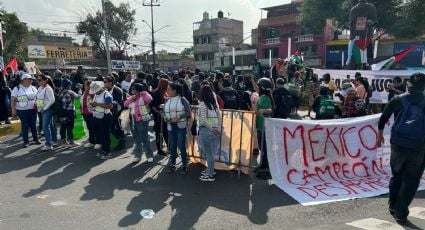 Caos rumbo al Estadio Azteca: colapsan vialidades por la presencia de manifestantes y afluencia de aficionados