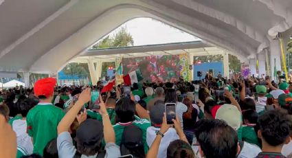 La Utopía Meyehualco, en Iztapalapa, se quedó esperando la llegada de Clara Brugada para ver el Mundial