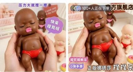 Muñecas que son golpeadas contra el estrés se viralizan en China y desatan indignación en Hong Kong