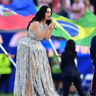 La cantante Katy Perry da espectacular show en la ceremonia de arranque del Mundial 2026 en EU