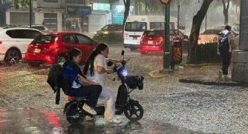 Activan alerta roja por lluvias torrenciales en Tlalpan y Coyoacán; se reportan inundaciones